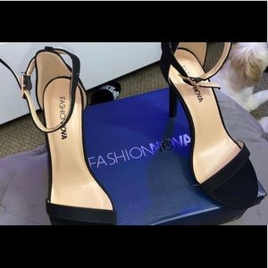 Black High Heels From Fashion Nova